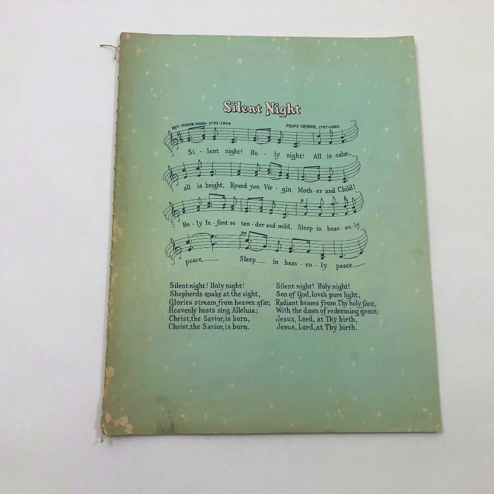 Silent Night Plus Christmas Songs Songbook By Ideals Publishing Co 1961